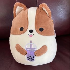 regina holding boba squishmallow 8”
